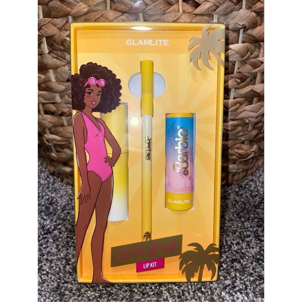 GLAMLITE At the Beach Barbie Lip Kit